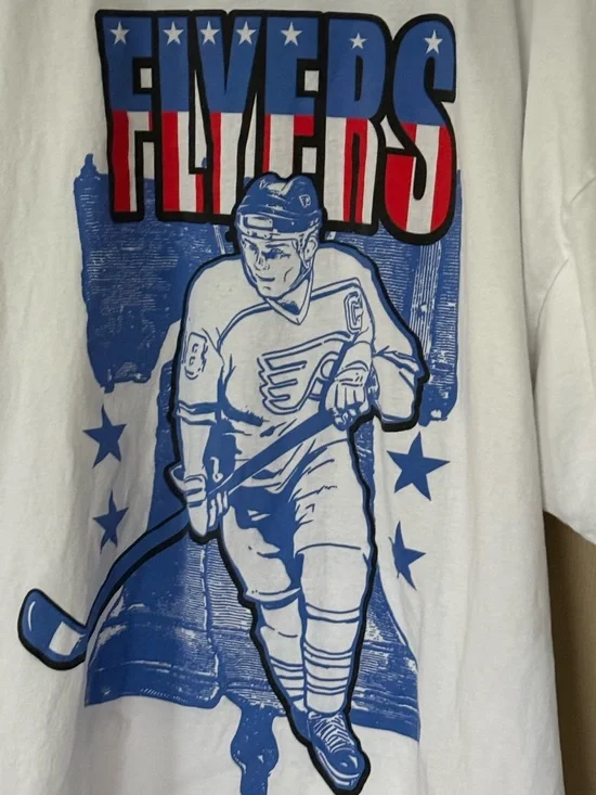 Mitchell & Ness Liberty Bell Classics Philadelphia Flyers Throwback Tshirt XXL - Picture 3 of 7